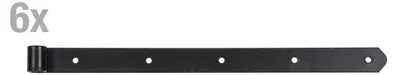 Immagine prodotto di Alberts 835866 Nastro per tapparelle | nero | rotolo Ø16mm | misura 500x35mm | set di 6