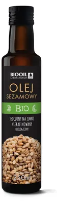 OLEJ SEZAMOWY TŁOCZONY NA ZIMNO BIO 250 ml - BIOOIL