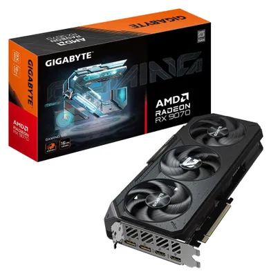 Imagen del producto de Gigabyte Radeon RX9070 Gaming 16 GB GDDR6 2x HDMI 2x DP