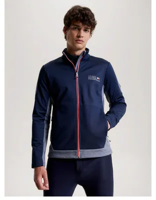 Produktbild von Tommy Hilfiger Equestrian Jacke Herren Softshell Jacket HW 2023 Winterjacke Desert Sky XL