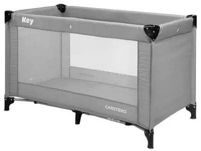Image de Parc pliable Caretero - Key, gris