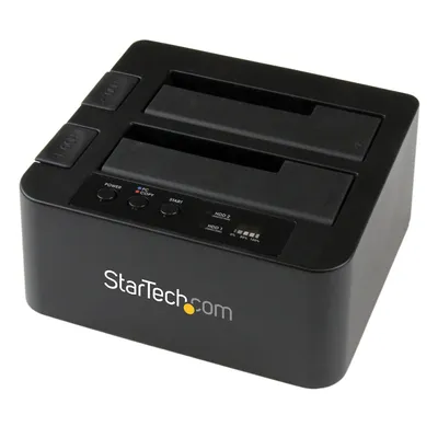 Produktbild von StarTech.com Dual-Bay HDD/SSD-Duplikator USB 3.0 eSATA 2,5"/3,5"