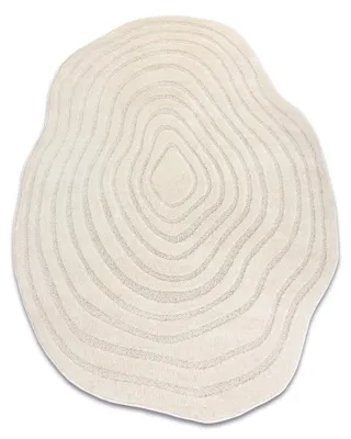 Zdjęcie produktu dla Dywan DUNE 8070 SHAPE krem - Linie, strukturalny, nieregularny kształt beżowy 160x220 cm