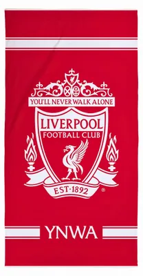 Zdjęcie produktu dla Oficjalny ręcznik Liverpool FC, 100% bawełna, 75 cm x 150 cm
