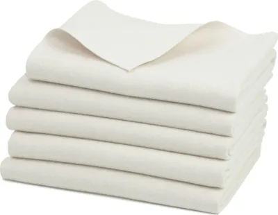 Produktbild von 5er Set Moltontücher aus 100% Baumwolle, 80x80 cm