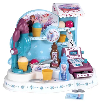 Produktbild von Smoby Eiskönigin Eis-Shop - Kleine Naschkatzen & Registrierkasse - b 3 Jahren, Disney-Eiskönigin Design