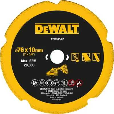 Immagine prodotto di DEWALT Diamanttrennscheibe Multimaterial 76mm