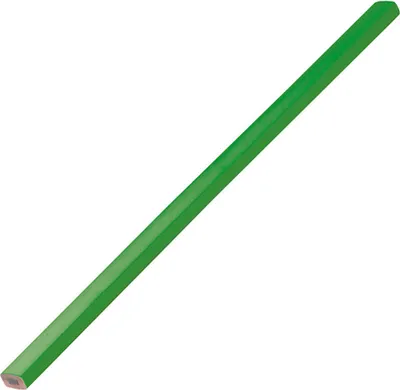 Produktbild von 10 Zimmermannsbleistifte / Länge: 25cm / Farbe: lackiert grün