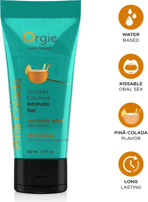 Productafbeelding van Glijmiddel aardbei, Orgie cocktail, Piña Colada, 50 ml