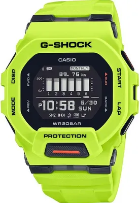 Image de Montre G-Shock Sport CASIO GBD-200-9ER, Jaune Fluo
