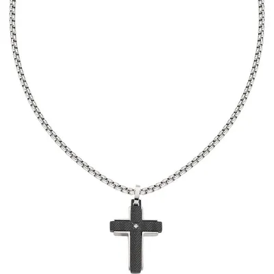 Immagine prodotto di Collane con pendente Amen Argento Da 50 cm a 70 cm Collezione Acciaio - uomo