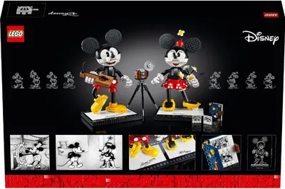 Obrázek produktu pro LEGO Disney Myšák Mickey a Myška Minnie, Sada na stavění, 18 rok/roky, Plast, 1739 kusů, 2,55 kg