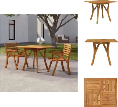 Obrázek produktu pro vidaXL Zahradní stůl 85x85x75 cm z masivního dřeva akácie - Zahradní stoly
