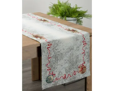 Zdjęcie produktu dla Eurofirany, świąteczny obrus gobelinowy, Kula 47 x 140 cm, ZA-419155