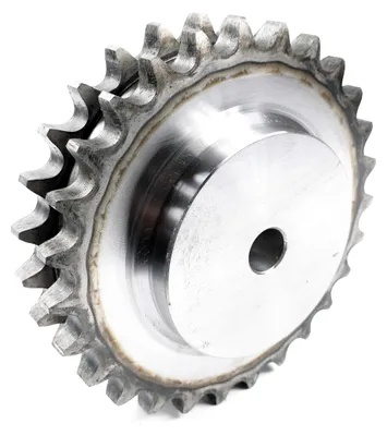 Produktbild von Kettenrad 16B 27 Zähne Mit Nabe, Gehärtet P: 25,4, 1″ Ozdowski