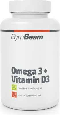 Image de GymBeam - Oméga 3 + Vitamine D3 90 gélules