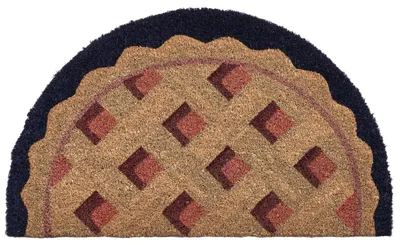 Zdjęcie produktu dla BELIANI Wycieraczka wielokolorowy włókno kokosowe antypoślizgowe podszycie 45 x 75 cm dekoracja powitalna nadruk