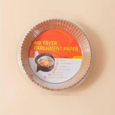 Produktbild von 16cm*16cm, 200 Blätter, runde Form für Airfryer, speziell für Airfryer.