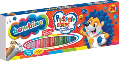 Obrázok produktu pre BAMBINO Pastely Olejové pastelky 24 farieb