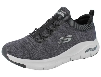 Produktbild von SKECHERS Herren Schlupf Sneaker grau Textil - Größe: 44