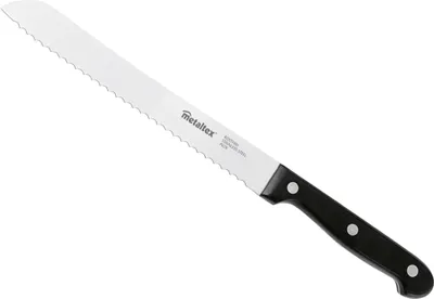 Produktbild von Metaltex 258176038 Brotmesser Professional Inox, schwarz/silber