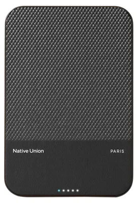 Produktbild von Native Union (Re)Classic Magnetische Powerbank Qi2 MagSafe 5000 mAh 15 W USB-C Schwarz