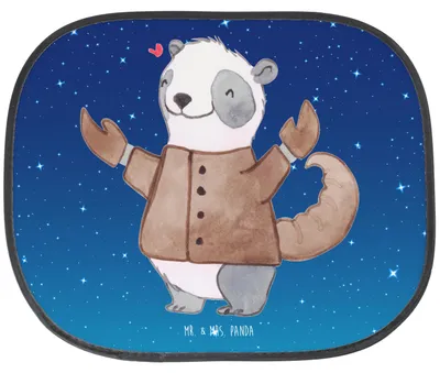 Produktbild von Mr. & Mrs. Panda Sonnenschutz für Auto Skorpion Astrologie - Sternenhimmel Blau - Geschenk, Tierkreiszeichen, seitenscheibe, Sternzeichen, Sonnenblende, fenster
