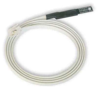 Immagine prodotto di Sensore di temperatura TINYCONTROL DS18B20U per controllore LAN