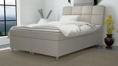Produktbild von Boxspringbett Schlafzimmerbett MINO 200x200cm inkl.Bettkasten