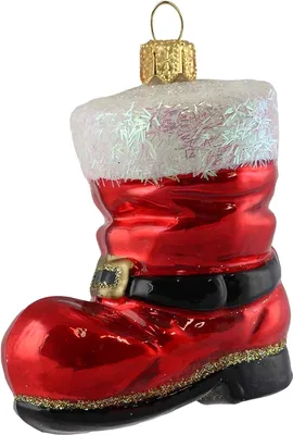 Produktbild von Weihnachtsglasfigur Nikolausstiefel
