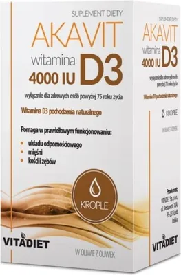 Produktbild von VITADIET AKAVIT Vitamin D3 4000 IU Tropfen 30 ml