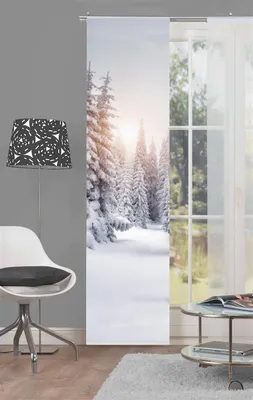 Produktbild von Home Wohnideen Schiebevorhang Laterne 245 X 60 cm Weiss