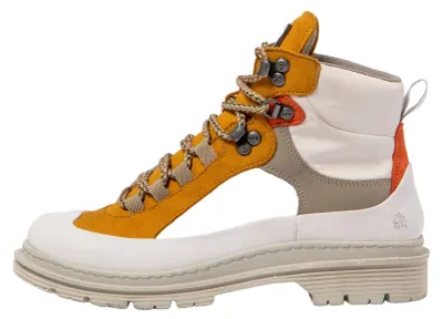 Produktbild von Art Stiefeletten Herren/Damen 1896 NYLON WHITE-MOSTAZA/ BIRMINGHAM Bunt