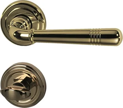 Produktbild von Rosettengarniturmessing/poliert WC für Bad + WC Türen