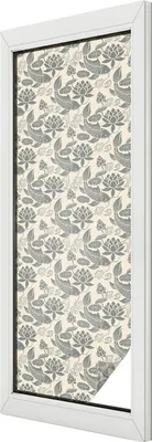 Obrázok produktu pre Vitrážová fólia na okno - 146x50 cm - vitrážový vzor - nepriehľadná dekoratívna fólia na ochranu súkromia - samolepiaca, UV ochrana - orientálny vzor