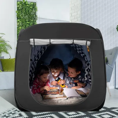 Image de Tente pour enfants - la campagne pour enfants, tente sensorielle pour les besoins éducatifs spéciaux, tente pour l'autisme, avec sac de transport