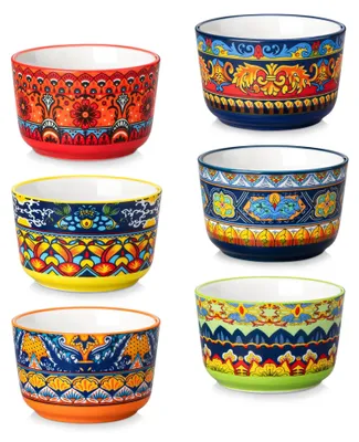 Zdjęcie produktu dla Zestaw 6 porcelanowych foremek do crème brûlée i sufletów, pojemność 120 ml