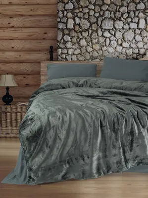 Produktbild von L'Essentiel Linge de Maison, Flossy - Grey, Grau, Doppel-Bettbezug-Set, 70 % POLYESTER, 30 % BAUMWOLLE, 200 x 220 cm