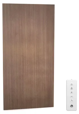 Obrázek produktu pro Infračervené topení s ovládáním přes aplikaci – 700 wattů – Design imitující dřevo – Stupeň krytí IP44 – Vhodné do koupelny a obývacího pokoje