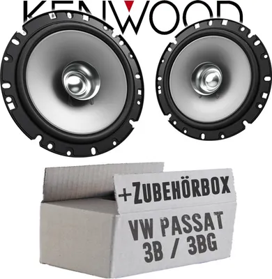 Produktbild von Lautsprecher Boxen Kenwood KFC-S1756 - 16,5cm Koax Auto Einbauzubehör - Einbauset passend für VW Passat 3B/3BG - justSOUND