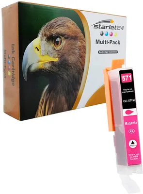 Produktbild von D&C Druckerpatrone XL MAGENTA kompatibel mit Canon CLI-571 für Pixma MG/TS Serie: MG5700, MG6800, MG7750, TS5050, TS6050, TS8050, TS9050, TS9055