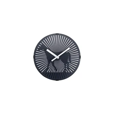 Produktbild von NeXtime Walking Horse, Wand, Analoge Uhr, Rund, Grau, 30 cm