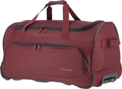 Produktbild von Travelite Basics Fresh Duffel Trolley Cestovná taška na kolieskach 89 L 096277, farba:Bordeaux