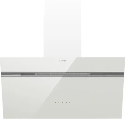 Produktbild von Klarstein Alina Dunstabzugshaube - 70cm Kopffreihaube, 600 m³/h Luftstrom, Touch Control, A , LED-Beleuchtung, Umluft & Abluft, Weiß