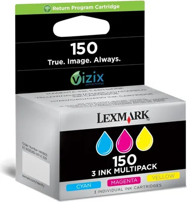 Produktbild von Lexmark 150 Tintenpatrone 14N1805E CMY für Lexmark Pro 715/915