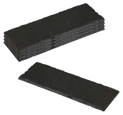 Produktbild von 5 Stück Buffetplatte aus Schiefer - 30 x 10 cm