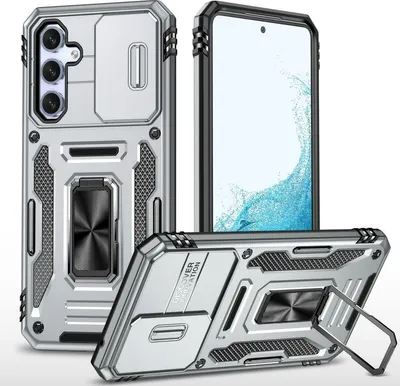 Produktbild von König Design Hülle kompatibel mit Samsung Galaxy S23 FE Kunststoff Soft Handyhülle - Handy Case Grau