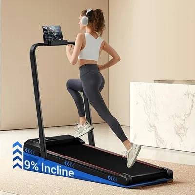 Immagine prodotto di Loopband pieghevole - Tapis roulant compatto - Walking pad - Motore silenzioso da 2,5 CV - Design compatto con inclinazione