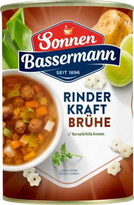 Produktbild von Sonnen Bassermann Rinder-Kraftbrühe (400ml)