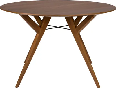 Produktbild von Zuiver IJver Esstisch Rund 120 cm Holz Walnuss
